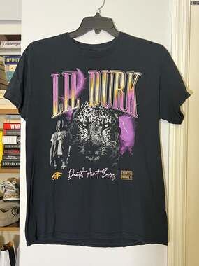 Lil Durk 'Death Ain't Easy' Graphic T-Shirt OTF Durkio Krazy